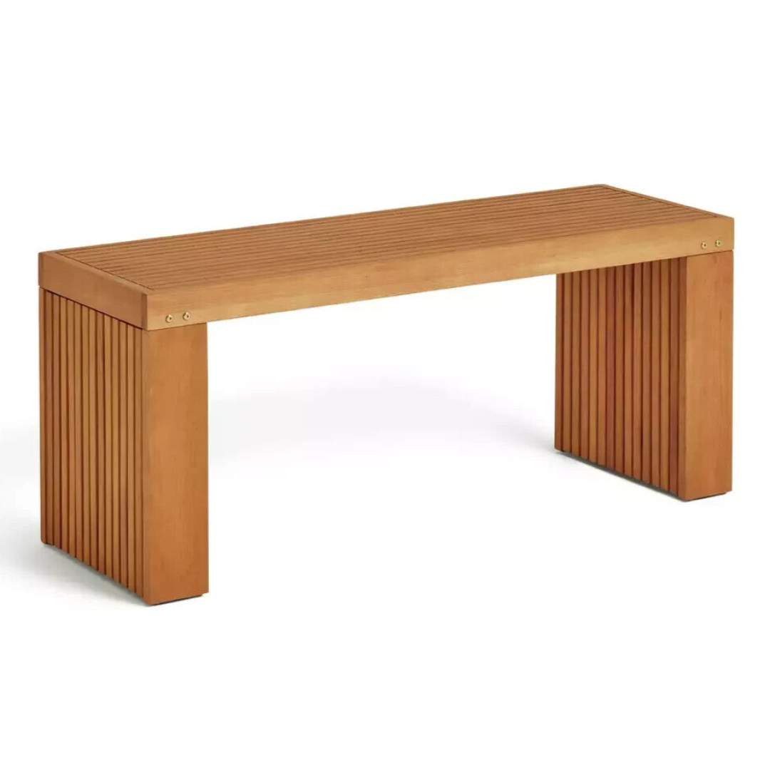 Samoa Eucalyptus 2 Seater Garden Bench - Natural Samoa Eucalyptus 2 Seater Garden Bench - Natural