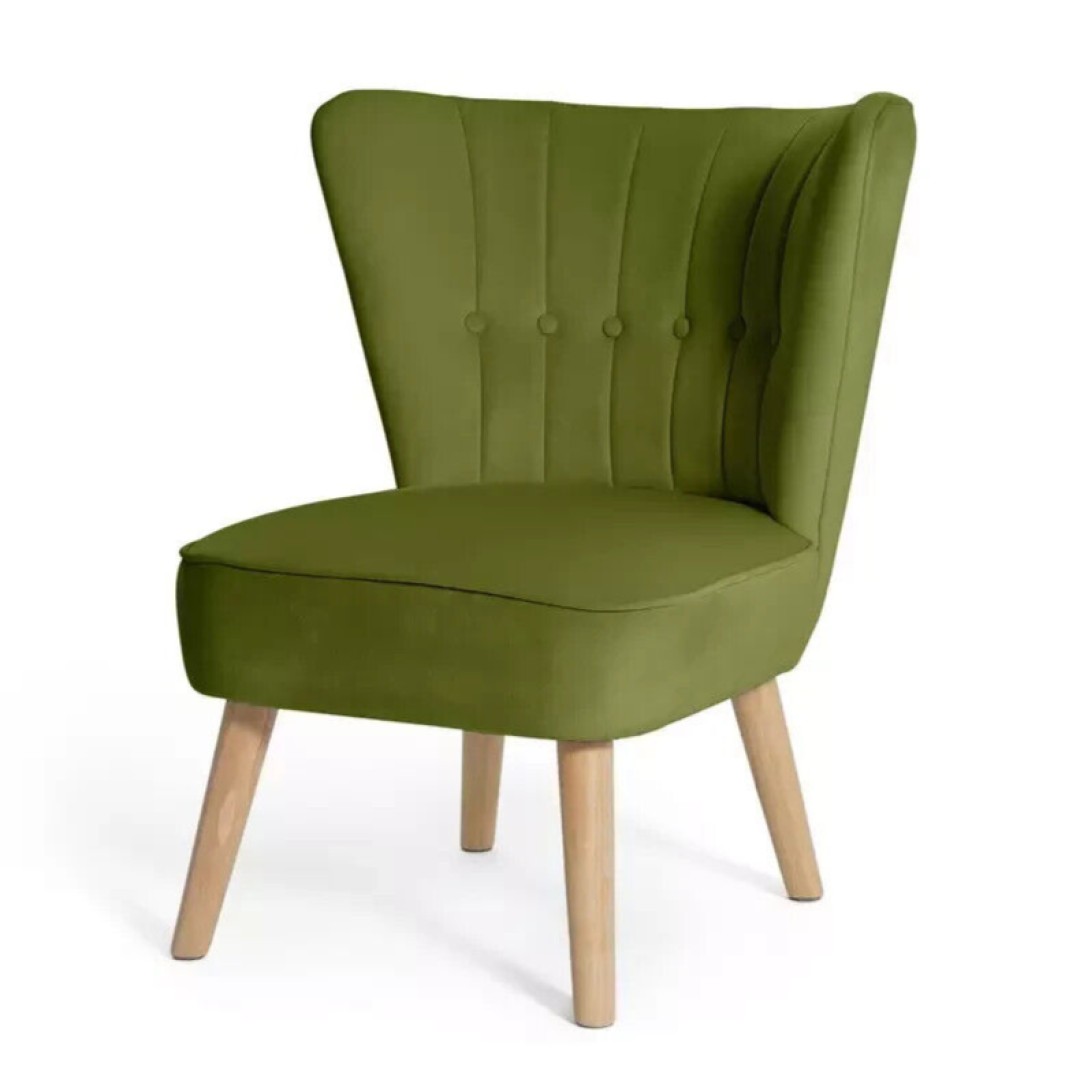 Alexis Velvet Cocktail Chair - Olive Alexis Velvet Cocktail Chair - Olive