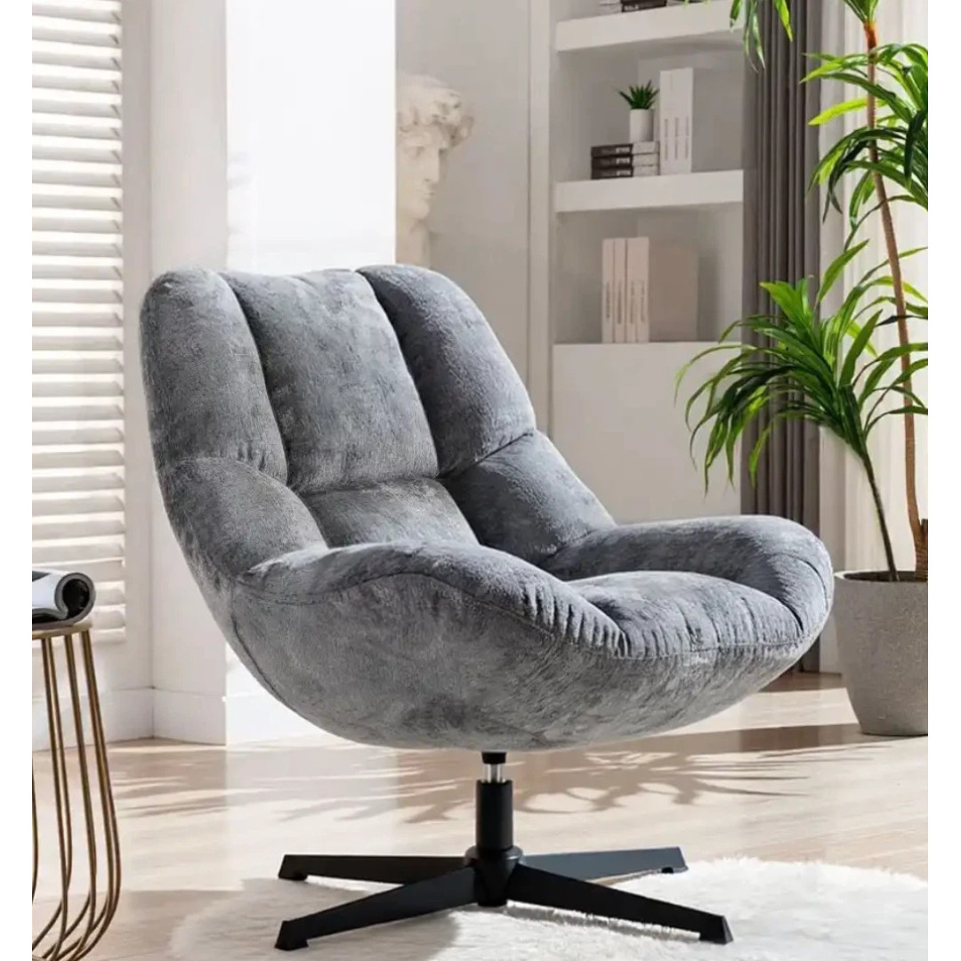 Silverdale Accent Chair Grey Chenille Silverdale Accent Chair Grey Chenille