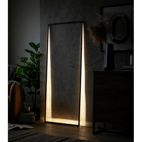 Scarcus Frame LED Floor lamp - Black | Adjustable Standing Light Living