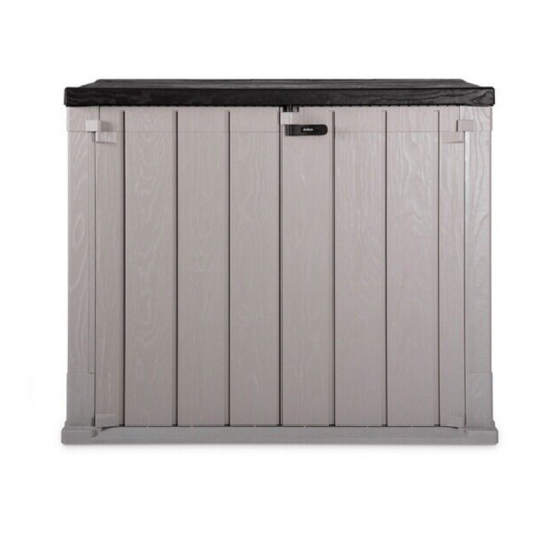 Toomax Storaway 842L Wood Effect Garden Storage Shed - Grey Toomax Storaway 842L Wood Effect Garden Storage Shed - Grey