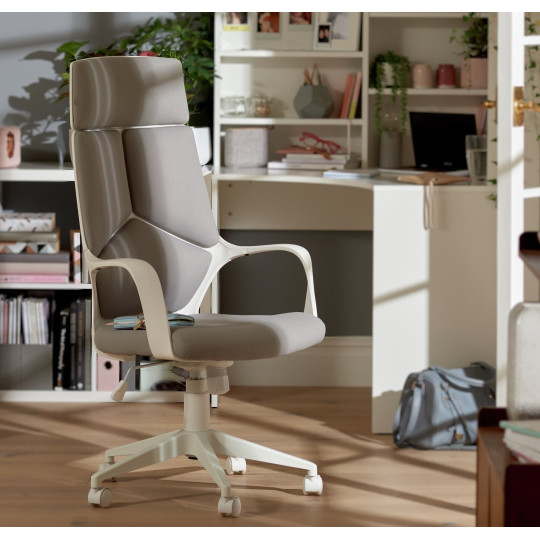 Alma High Back Ergonomic Office Chair - Grey ( B Grade 51184 )
