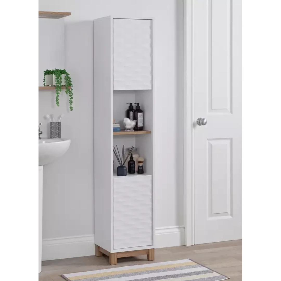 Zander Tallboy White | Tall Storage Cabinet Furniture Unit Zander Tallboy White | Tall Storage Cabinet Furniture Unit