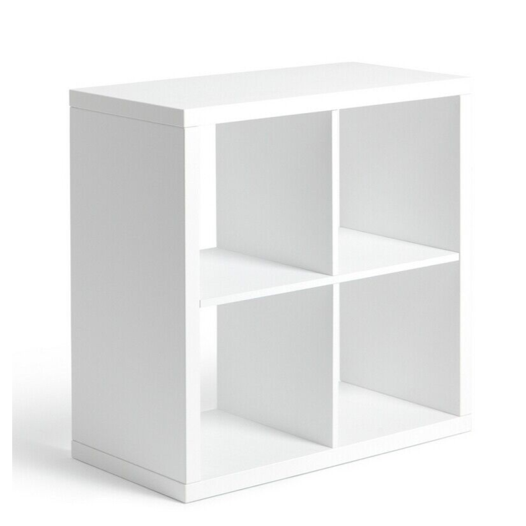 Squares Plus 4 Cube Storage Unit - White | Modern Organizer Home Office Squares Plus 4 Cube Storage Unit - White | Modern Organizer Home Office