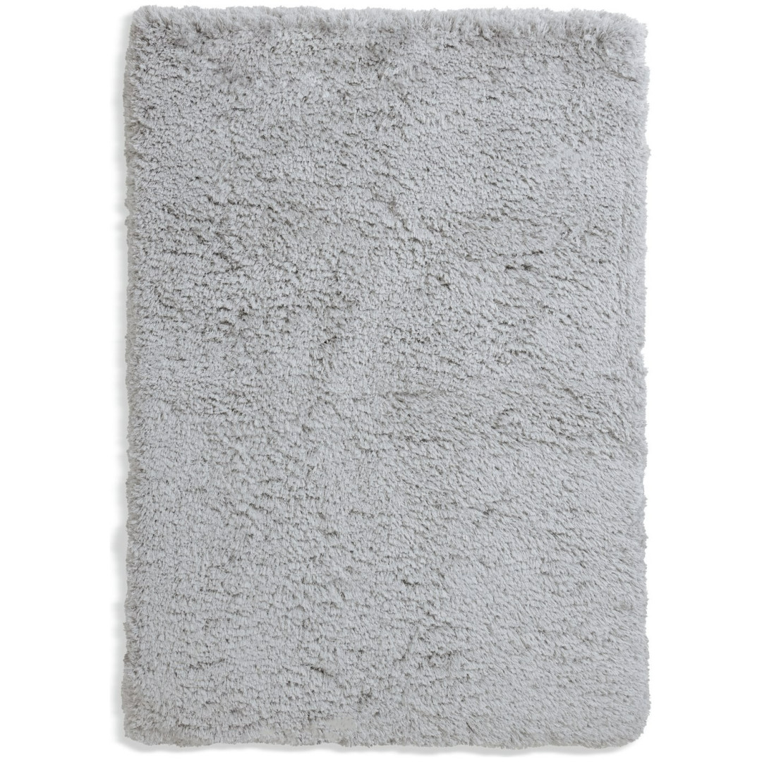 Airmaster Plain Silver Shaggy Rug - 170x120cm Airmaster Plain Silver Shaggy Rug - 170x120cm