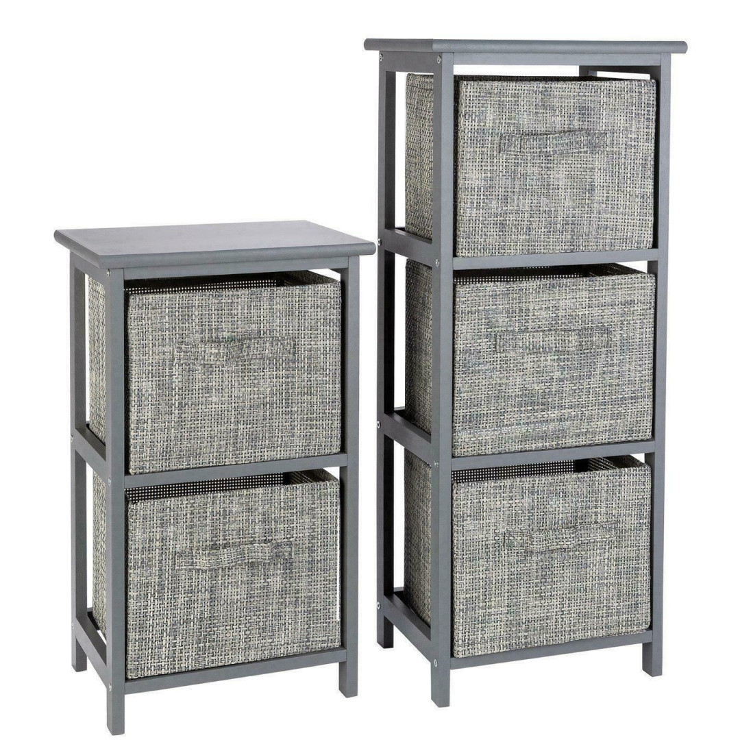 2 and 3 Drawer Bathroom Units - Grey | Slim Storage Cabinet for Organization 2 and 3 Drawer Bathroom Units - Grey | Slim Storage Cabinet for Organization