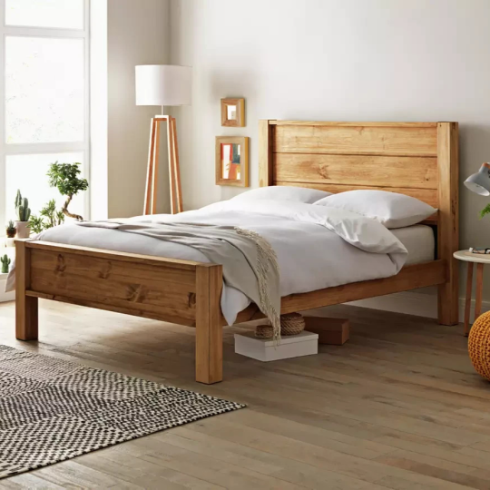 Fairfield Kingsize Wooden Bed Frame - Pine (B Grade)
