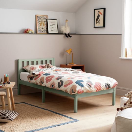 Kids Ronnie Single Bed - Green