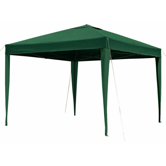 Home 3m x 3m Pop up Garden Gazebo - Green | Outdoor Canopy Tent for Patio Events