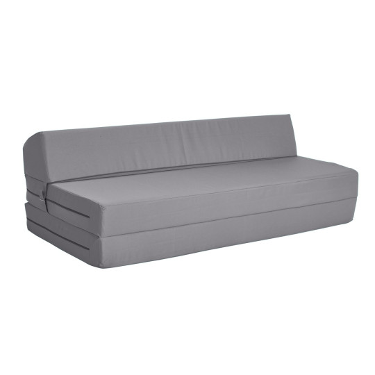 Home Double Fabric Chairbed - Flint Grey