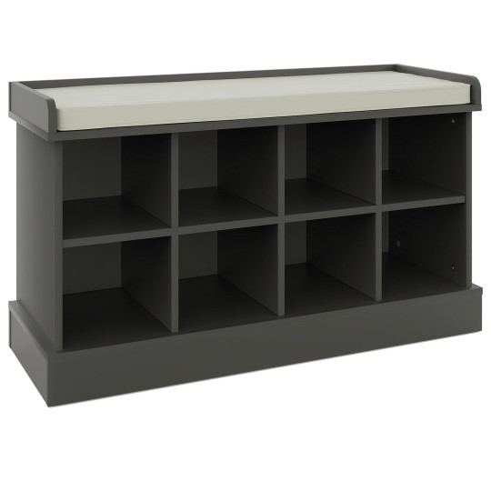 Kempton Shoe Bench - Grey