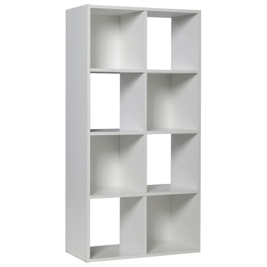 Home Squares 8 Cube Storage Unit White | Modular Organizer ( B Grade )