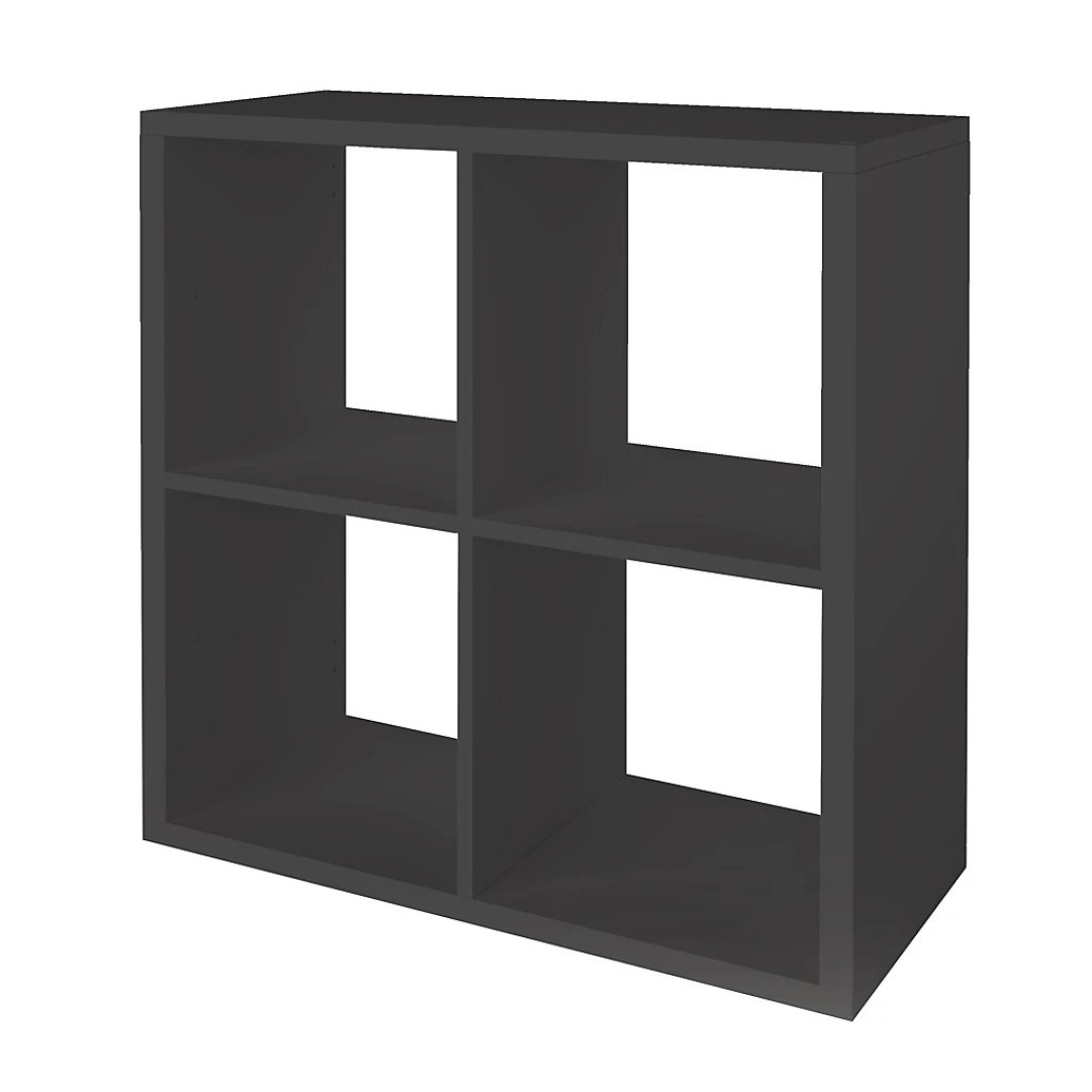 Home Squares 4 Cube Storage Unit Dark Grey | Cube Shelving Storage Furniture Home Squares 4 Cube Storage Unit Dark Grey | Cube Shelving Storage Furniture