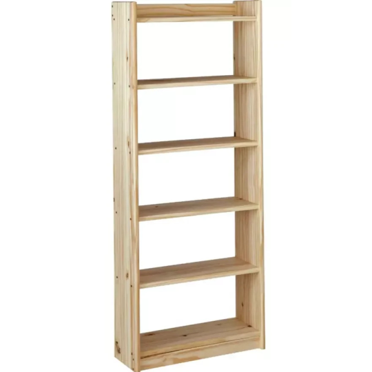 Home Narrow Shelving Unit Pine | Slim Storage Shelving Rack Furniture