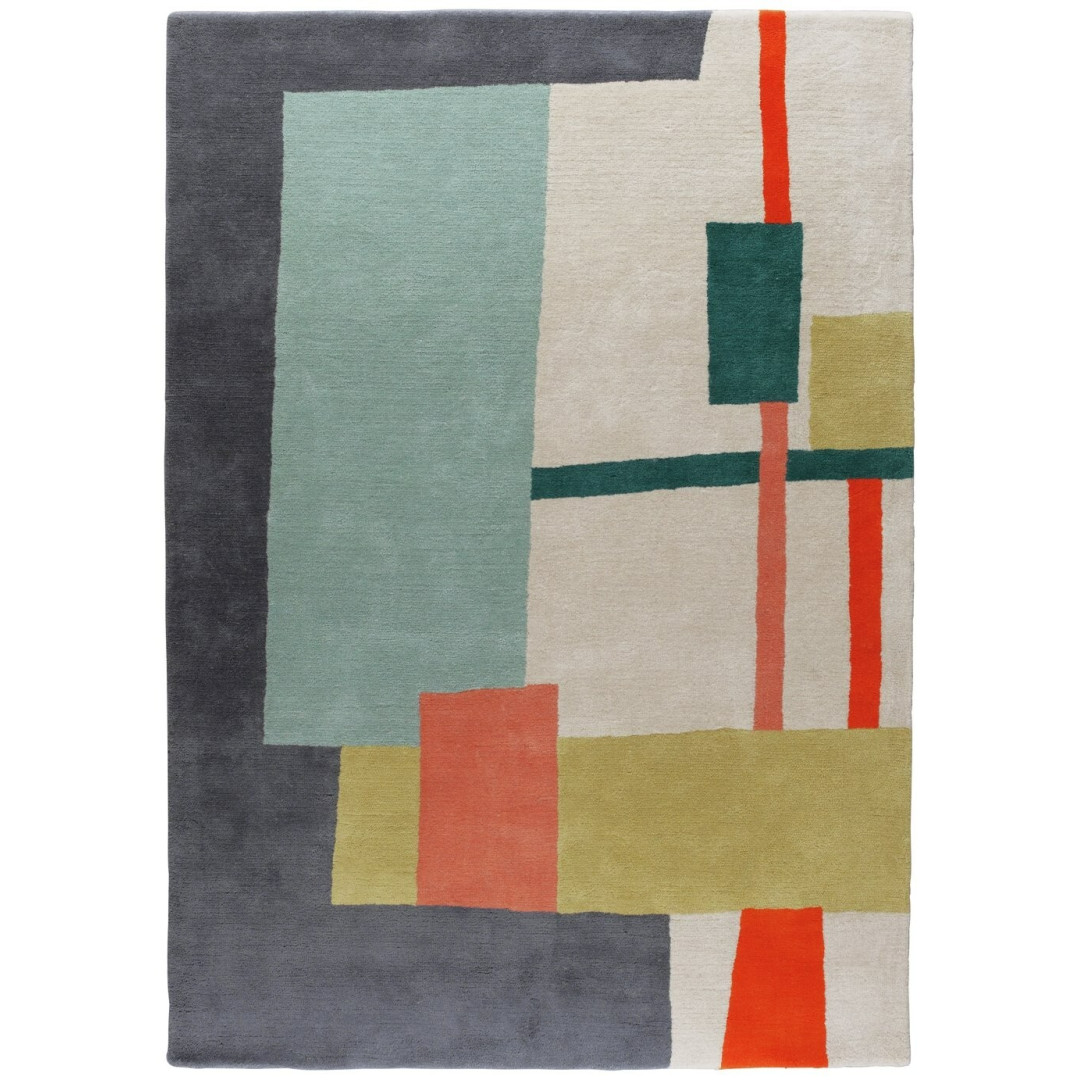 Quentin Abstract Wool Shaggy Rug - 200x140cm Quentin Abstract Wool Shaggy Rug - 200x140cm
