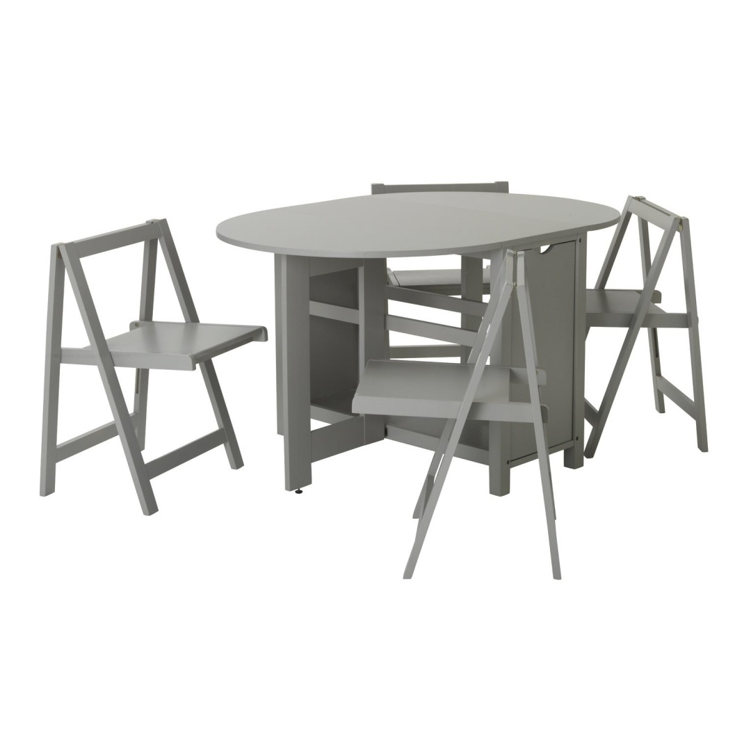Home Butterfly Ext Grey Dining Table & 4 Grey Chairs | Modern Home Dining Home Butterfly Ext Grey Dining Table & 4 Grey Chairs | Modern Home Dining