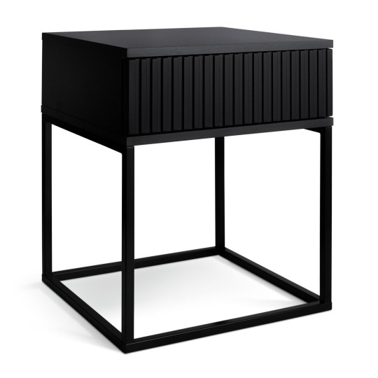  Digby 1 Drawer Bedside Table - Anthracite ( B Grade 27156 )