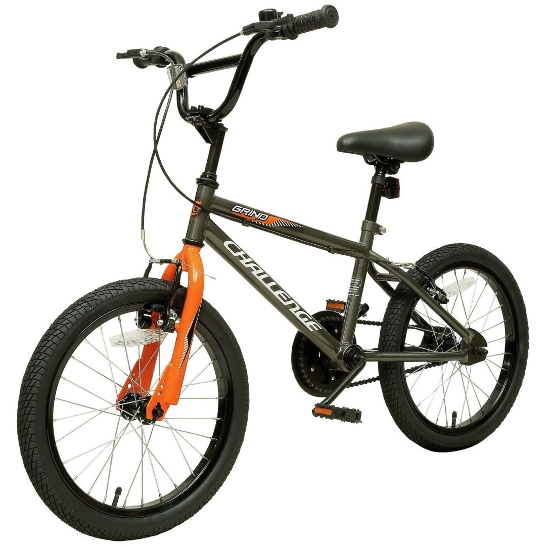Challenge 18 inch Wheel Size Unisex BMX Bike - Grey ( B Grade 23657 ) Challenge 18 inch Wheel Size Unisex BMX Bike - Grey ( B Grade 23657 )