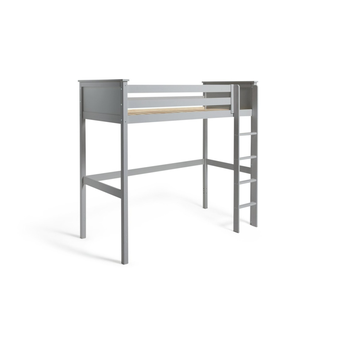Brooklyn High Sleeper Bed Frame - Grey | Space Saving Design Brooklyn High Sleeper Bed Frame - Grey | Space Saving Design