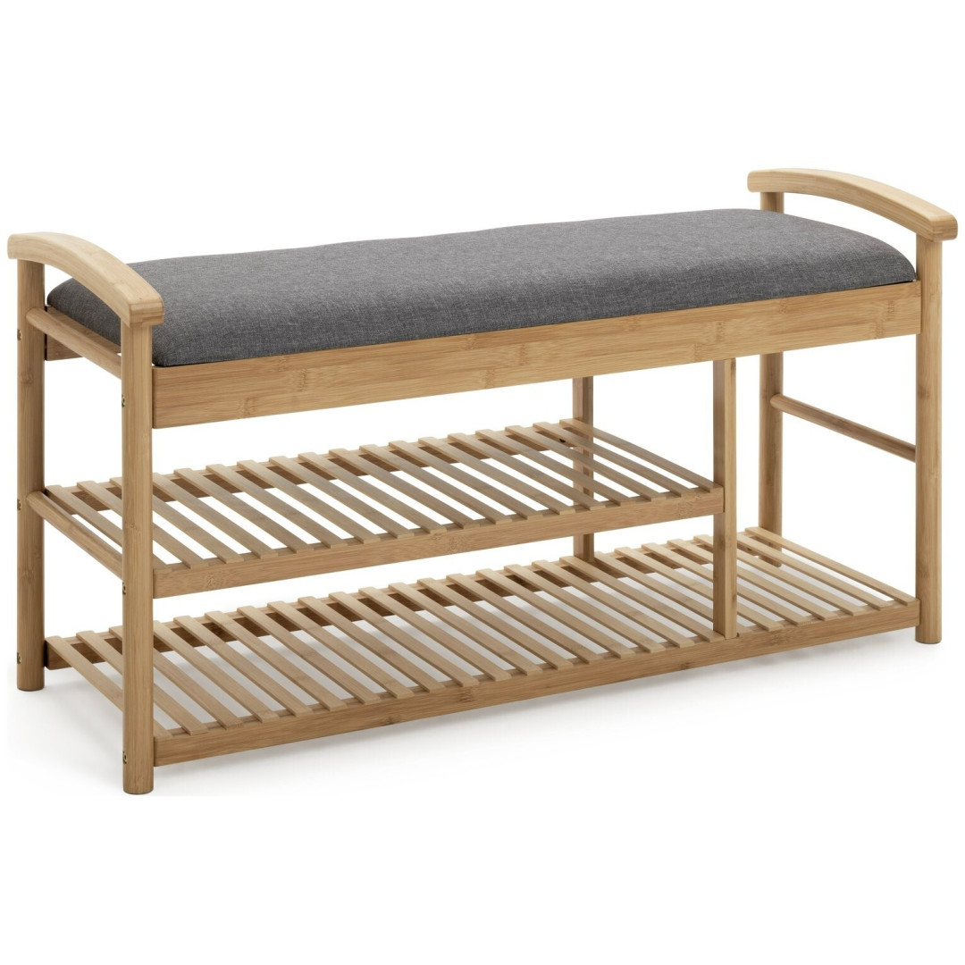 Apia Shoe Storage Bench - Natural Apia Shoe Storage Bench - Natural