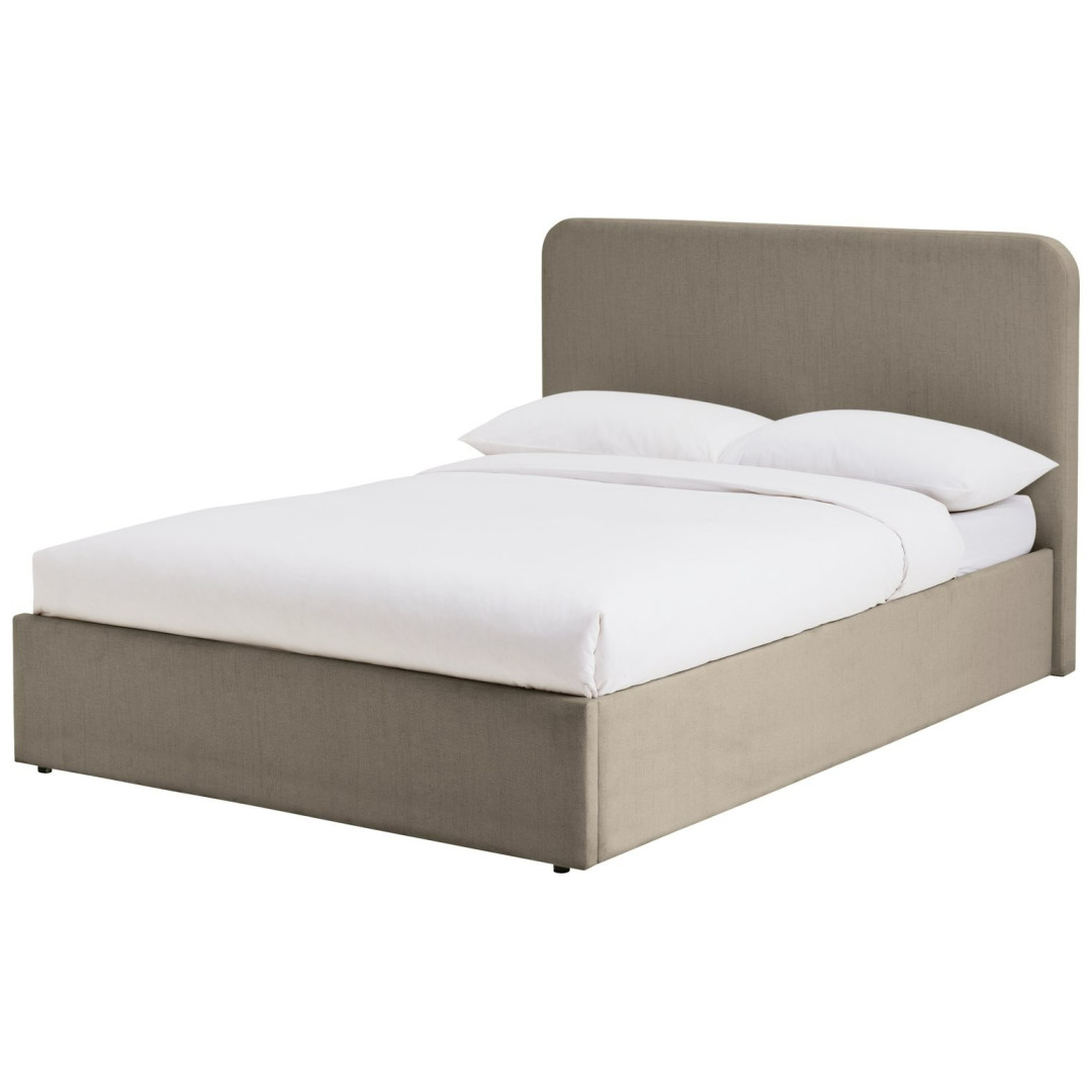 Chadwell Kingsize End Lift Ottoman Bed - Taupe | Relaxed Modern Sleep Solution Chadwell Kingsize End Lift Ottoman Bed - Taupe | Relaxed Modern Sleep Solution