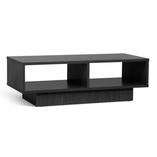 Home Cubes Large TV Unit Black | Modern Media Stand Living Room