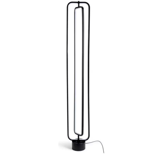 Sio LED Floor Lamp - Black | Adjustable Standing Light Living Bedroom