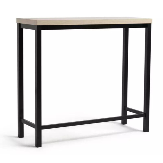 Zayn Metal 2 Seater Bar Table - Black & Birch ( B Grade 36563 )