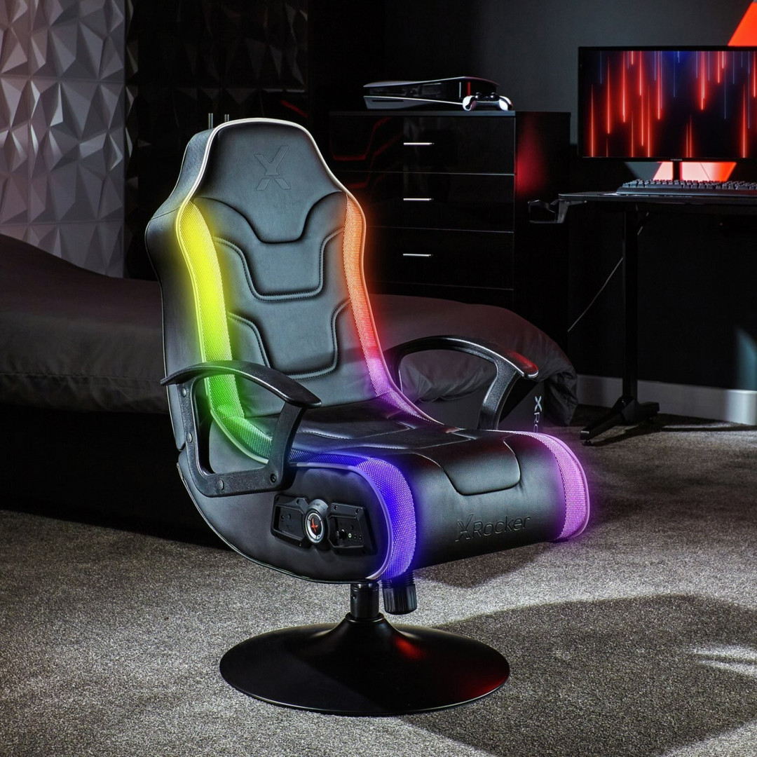 X Rocker Bolero 2.1 Audio Neo Motion LED Junior Gaming Chair X Rocker Bolero 2.1 Audio Neo Motion LED Junior Gaming Chair