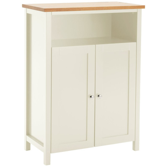 Home Livingston Double Unit - Cream | Modern Bedroom Storage Cabinet Shelving