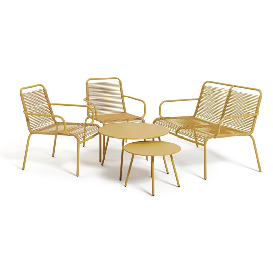 Ipanema 4 Seater Rattan Effect Garden Sofa Set