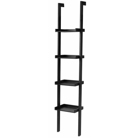  Jessie Narrow Ladder Shelf - Black
