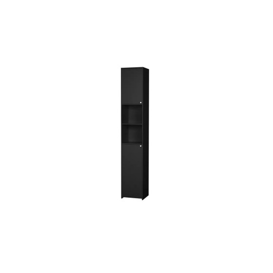 Prime Tallboy - Black | Modern Bedroom Storage Cabinet Shelving Unit Furniture