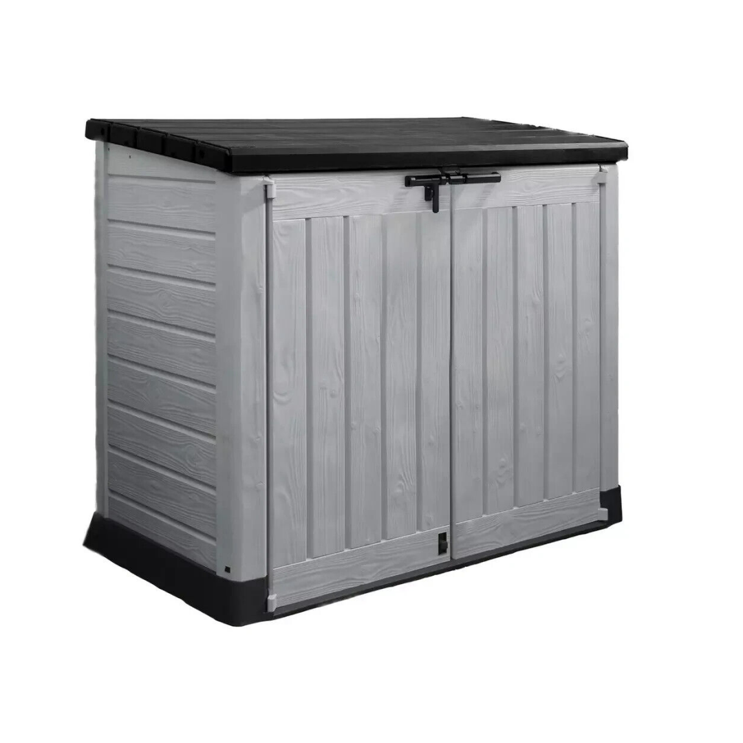 Keter Store It Out Max 1200L Garden Storage - Grey Black Keter Store It Out Max 1200L Garden Storage - Grey Black