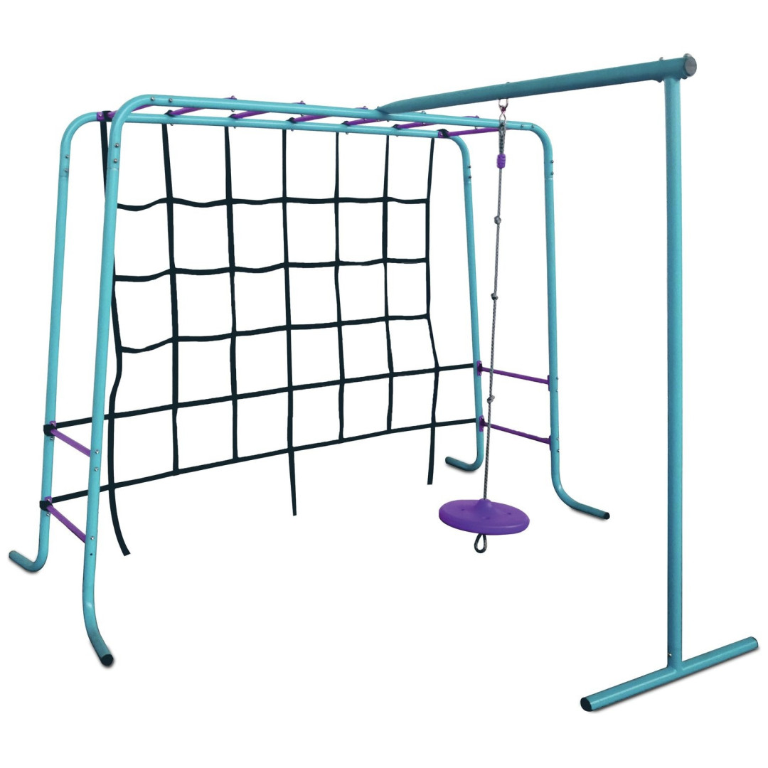 Plum Metal Monkey Bars Set | Outdoor Kids Climbing Frame Garden Play Plum Metal Monkey Bars Set | Outdoor Kids Climbing Frame Garden Play