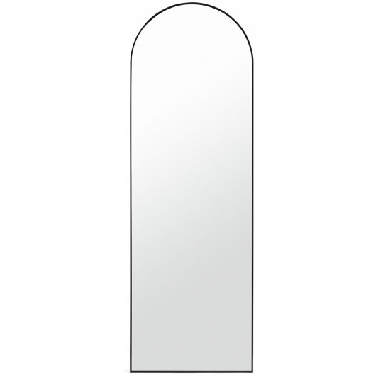  Arch Full Length Wall Mirror - Black - 50x150cm
