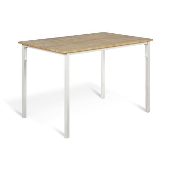 Bolitzo 4 Seater Dining Table - White ( B Grade )