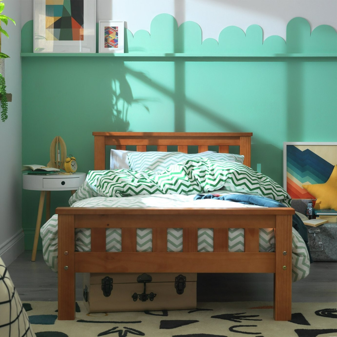 Heavy Duty Single Bed Frame - Pine Heavy Duty Single Bed Frame - Pine