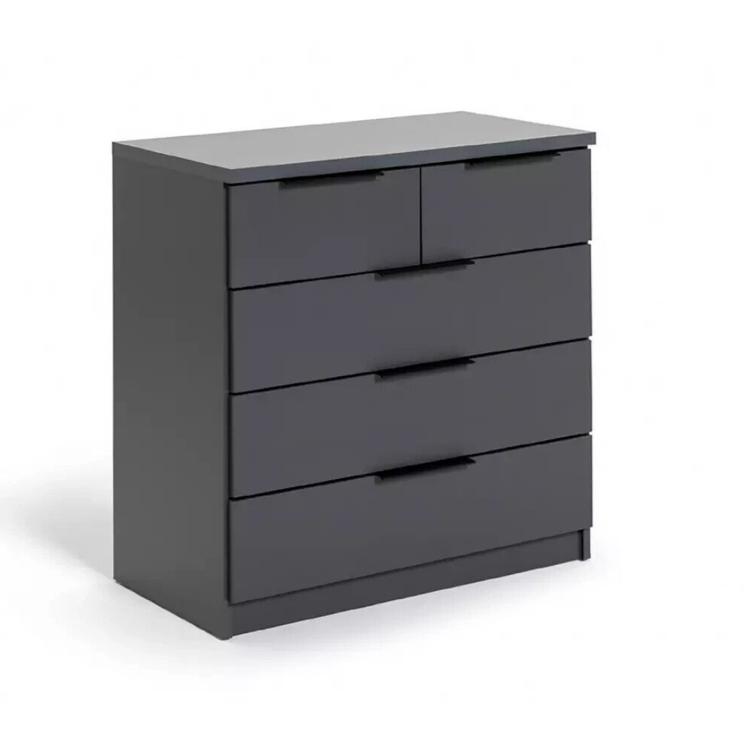 Hallingford 3+2 Drawer Chest - Anthracite Hallingford 3+2 Drawer Chest - Anthracite