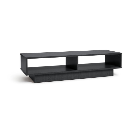 Home Cubes Large TV Unit Black | Modern Media Stand Living Entertainment