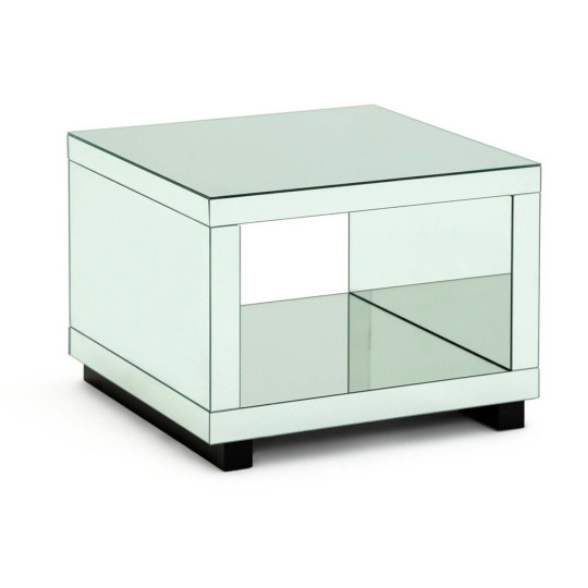 Sylvie Mirrored Coffee Table - White | Modern Living Room Furniture