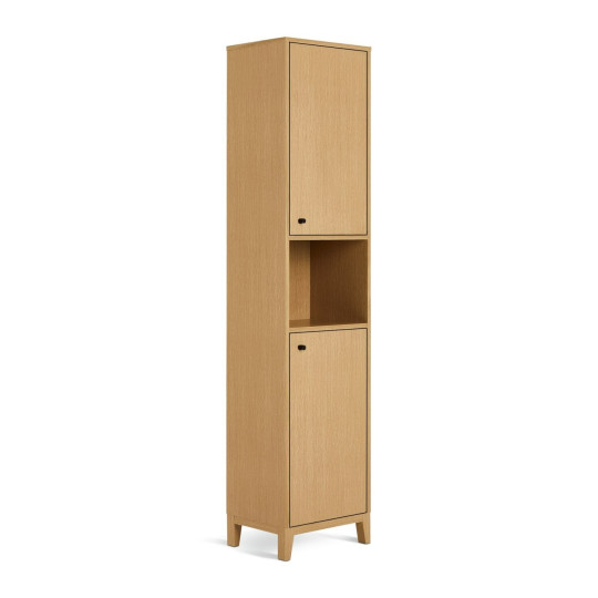 Herson Tallboy - Oak | Drawers Organizer Furniture Interior Practicality Space
