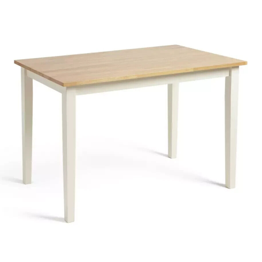 Chicago Solid Wood Dining Table - Off White Chicago Solid Wood Dining Table - Off White