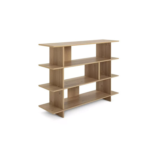  Raymond Wide Bookcase - Oak