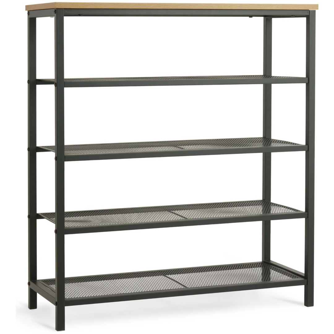Loft Living 5 Shelf Shoe Storage Rack - Black | Footwear Rack, Hallway Loft Living 5 Shelf Shoe Storage Rack - Black | Footwear Rack, Hallway