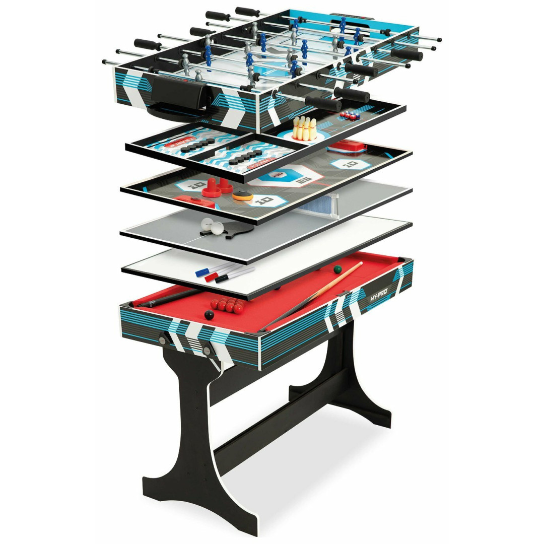 Hy-Pro 12 in 1 Folding Multi Games Table Hy-Pro 12 in 1 Folding Multi Games Table