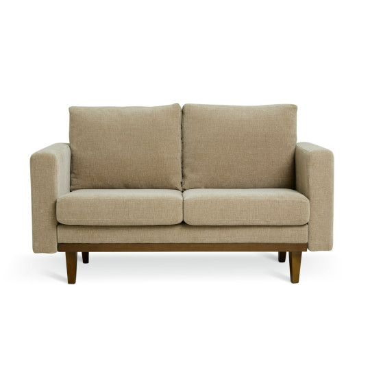 Della Fabric 2 Seater Sofa - Natural