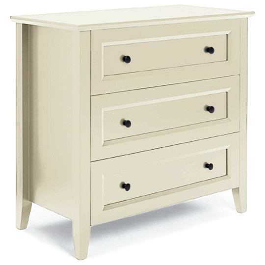  Kingham 3 Drawer Chest - Ivory