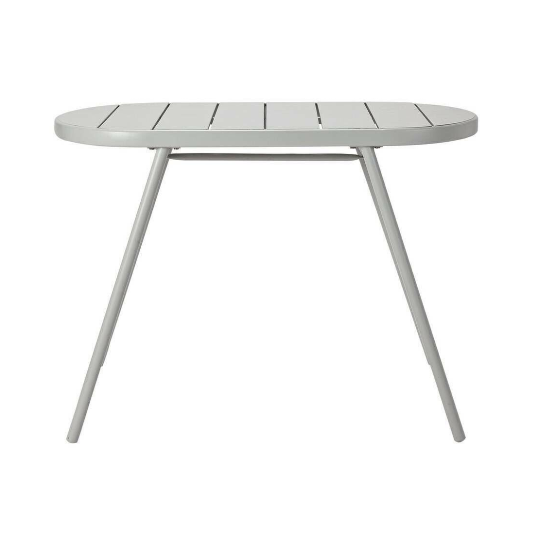 2 Seater Oval Bistro Table - Grey ( Table ONLY ) 2 Seater Oval Bistro Table - Grey ( Table ONLY )