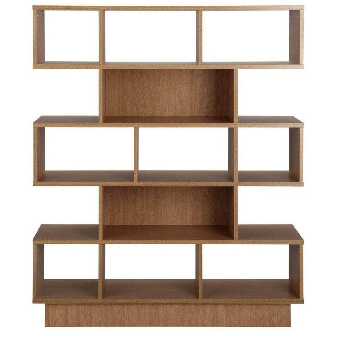 Cubes Wide Boockase - Oak Effect | Wooden Storage Shelving Unit Living Cubes Wide Boockase - Oak Effect | Wooden Storage Shelving Unit Living